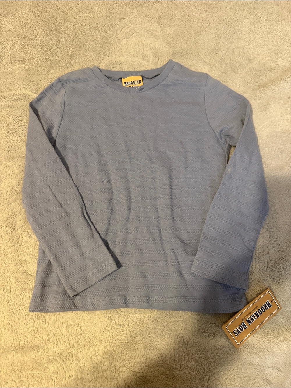 Light Blue Long-Sleeve Kids Top